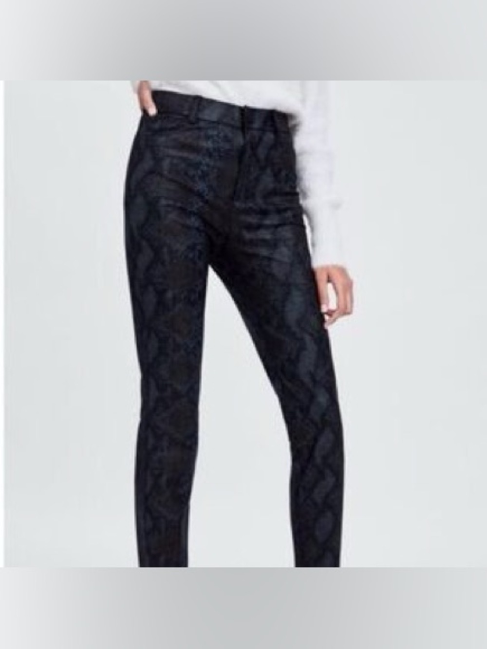 Zara trafaluc legging collection women’s snakeskin printed pants